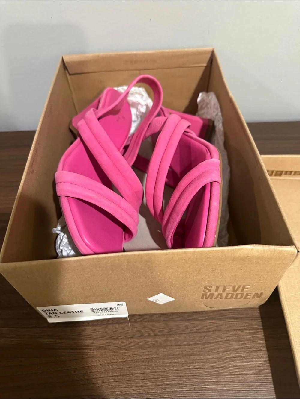 Steve Madden Vibrant Pink Slingback Heeled Sandals
